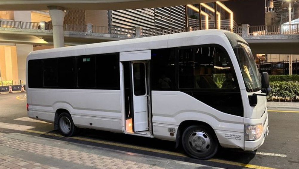 Toyota Coaster 22 seats for rent